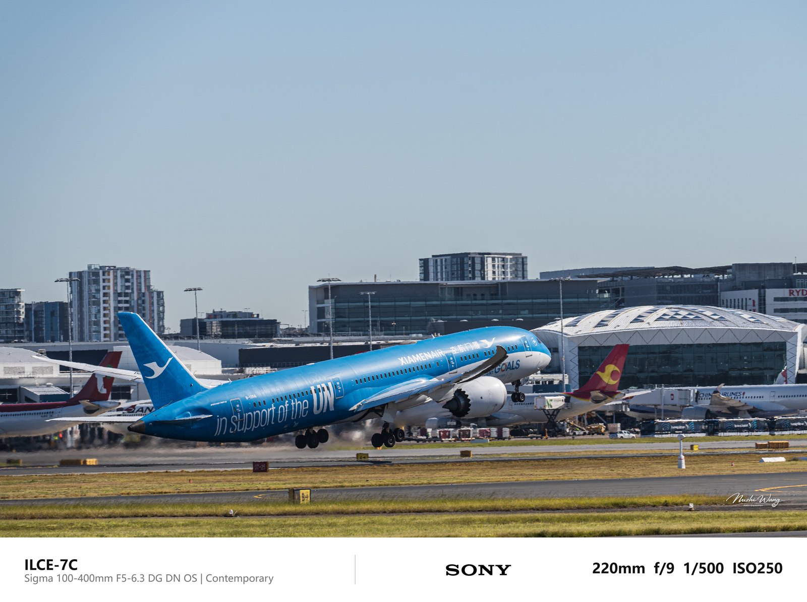 厦门航空B787 联合国涂装